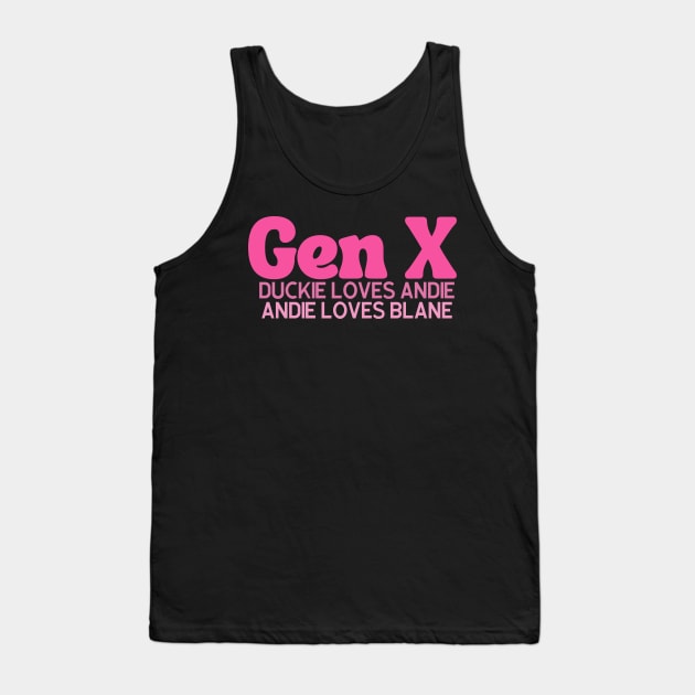 Gen X Duckie Andie Blane Tank Top by Queen of the Minivan